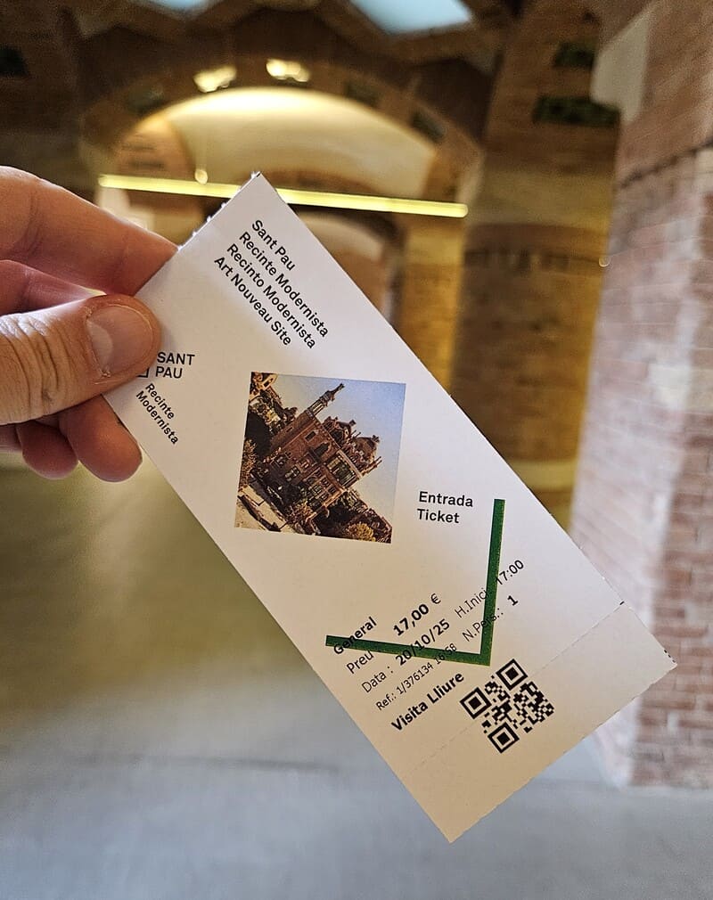 Hospital san pau ticket