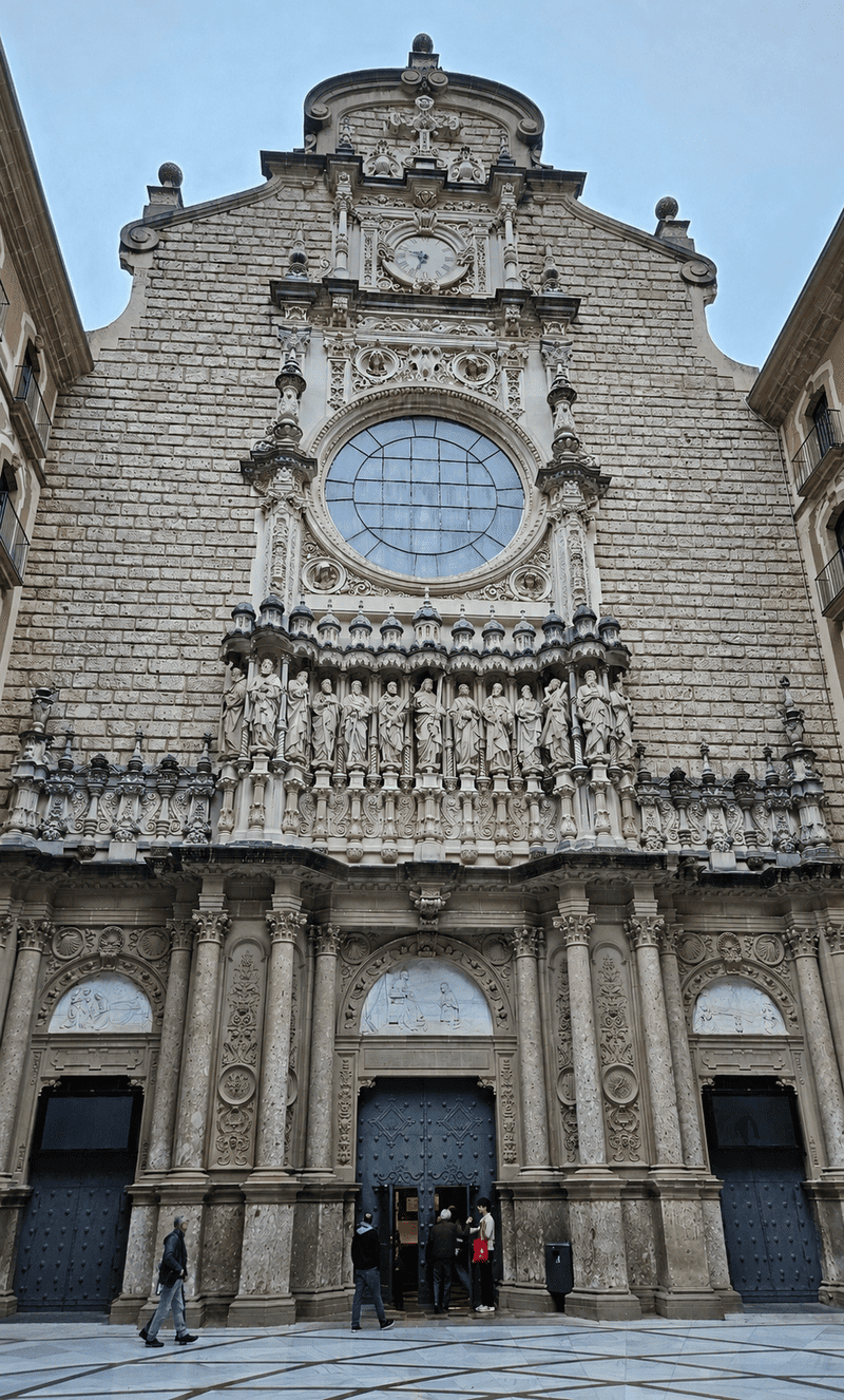 Montserrat abbey facade