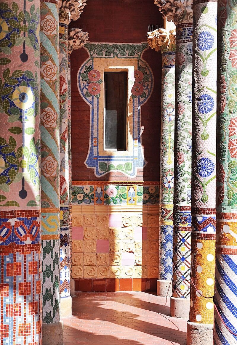 Palau musica catalana columns