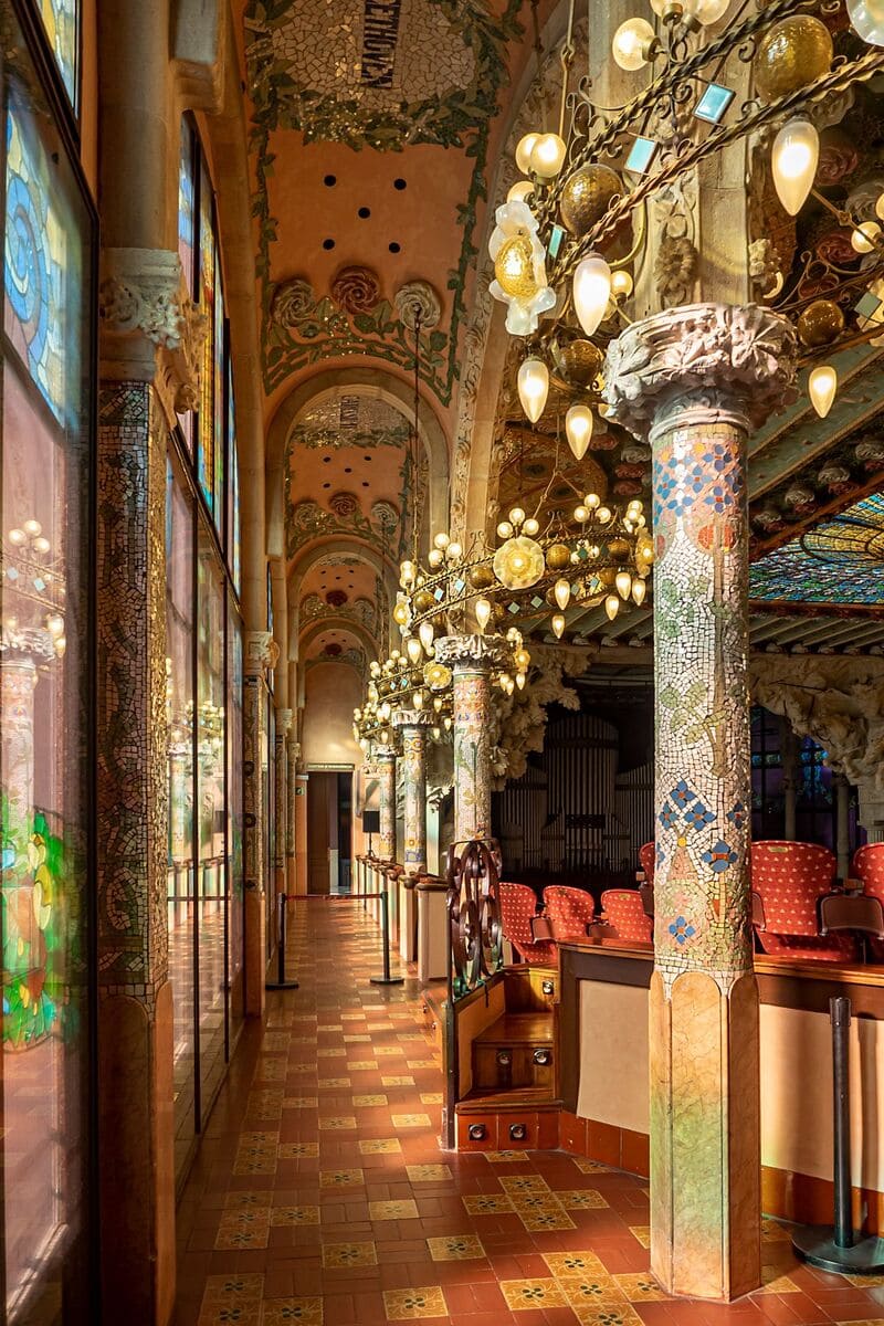 Palau musica catalana columns