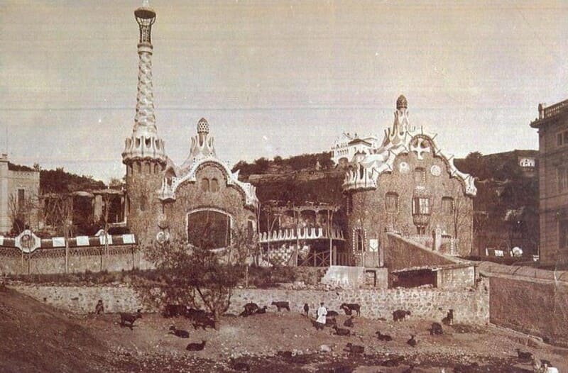 Park guell before