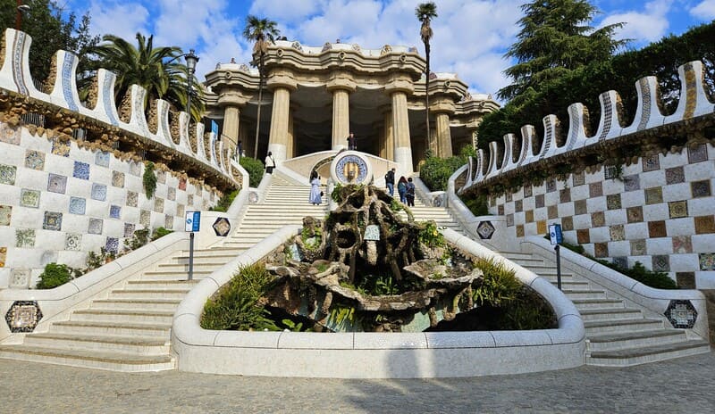Park guell staircase