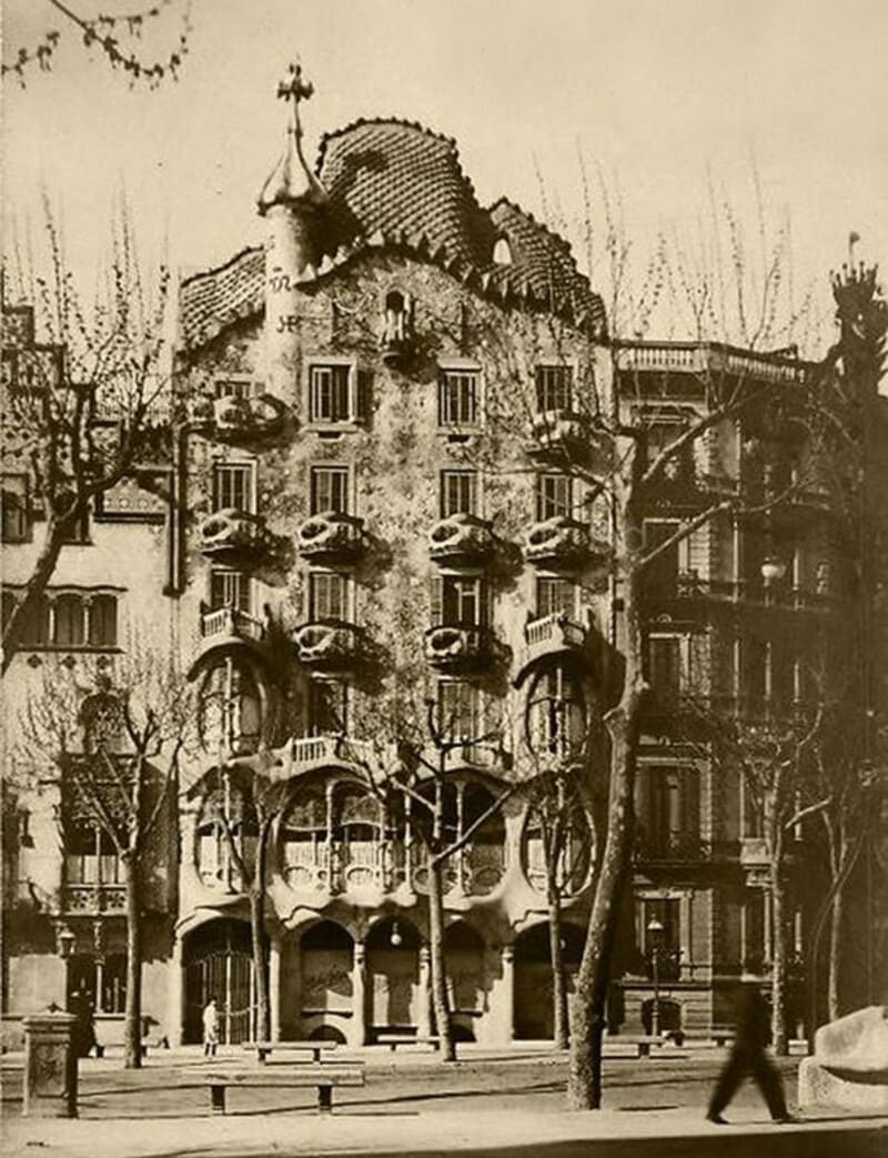 Casa batllo old photo
