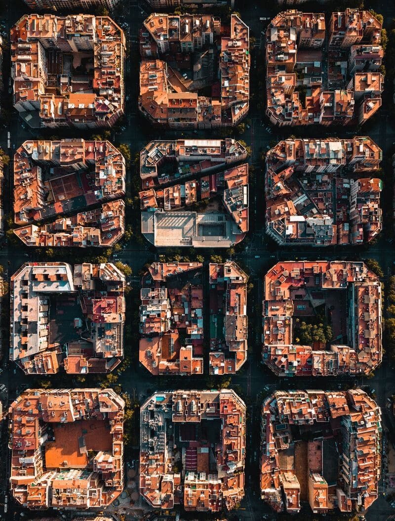 Rooftops of the Eixample district