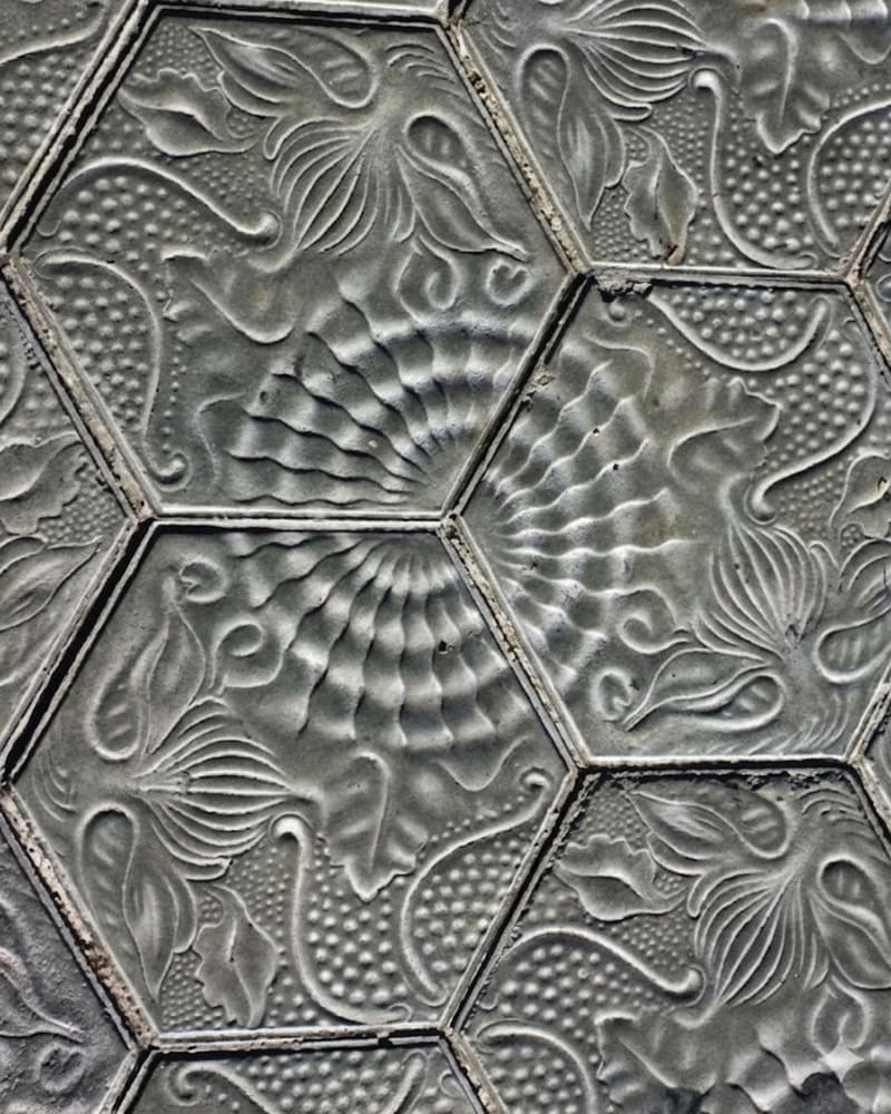 Gaudi tiles passeig gracia