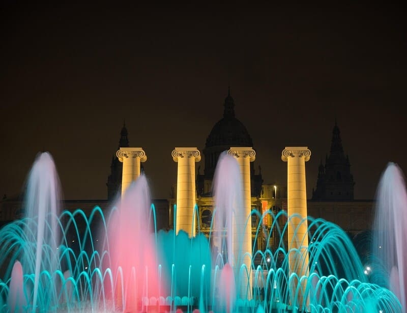 Magic fountain barcelona