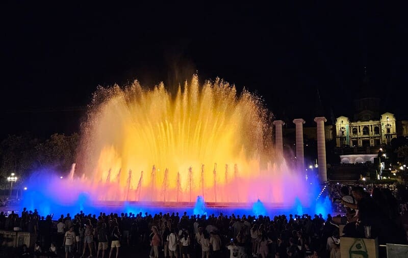 Magic fountain montjuic